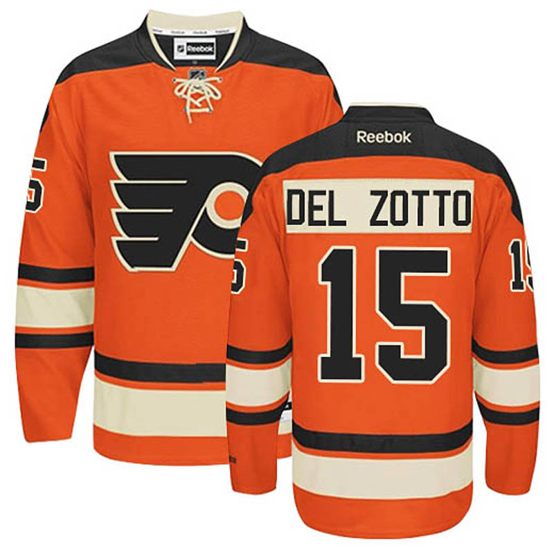 Michael Del Zotto Philadelphia Flyers #15 New Third Ice Hockey Jersey