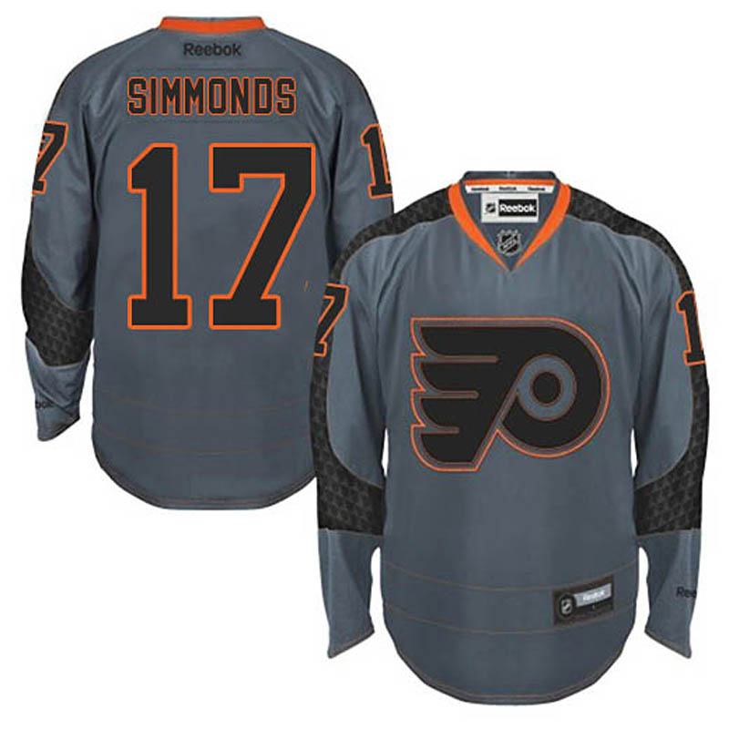 Wayne Simmonds Philadelphia Flyers #17 Cross Check Fashion Ice Hockey Jersey