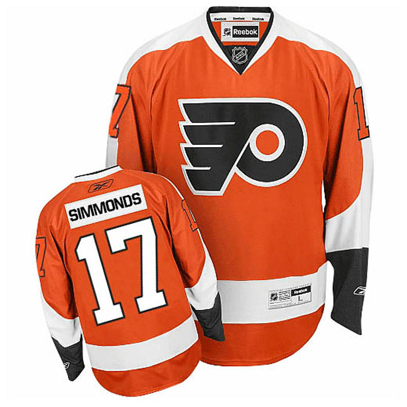 Wayne Simmonds Philadelphia Flyers #17 Home Ice Hockey Jersey