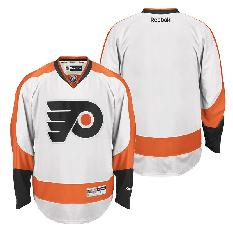 Flyers White Reebok Jersey