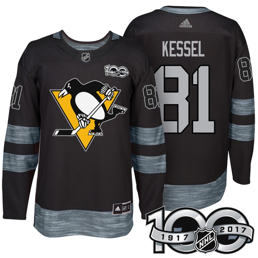 Penguins Phil Kessel #81 Black 2017 Centennial Classic Limited Jersey