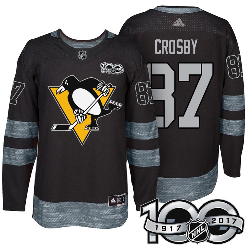 Penguins Sidney Crosby #87 Black 2017 Centennial Classic Limited Jersey