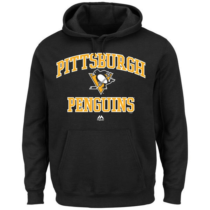 NHL Penguins Black Heart And Soul Pullover Hoodie