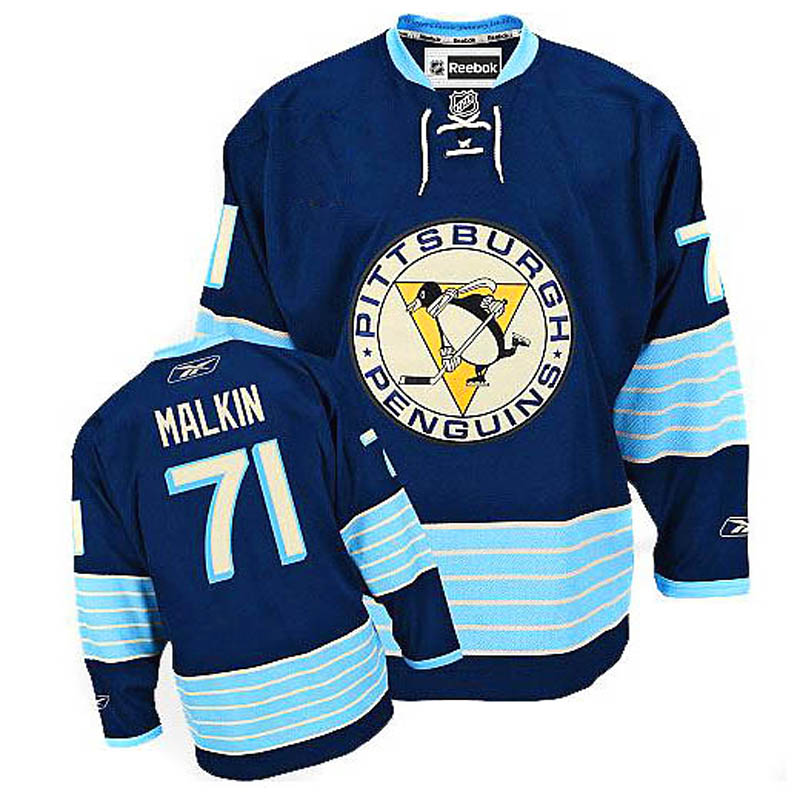 Evgeni Malkin Pittsburgh Penguins #71 New Third Vintage Winter Classic Ice Hockey Jersey