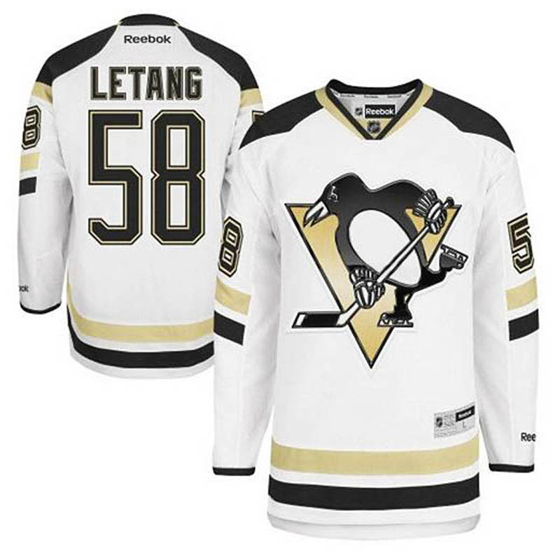 Kris Letang Pittsburgh Penguins #58 2014 Stadium Series Ice Hockey Jersey