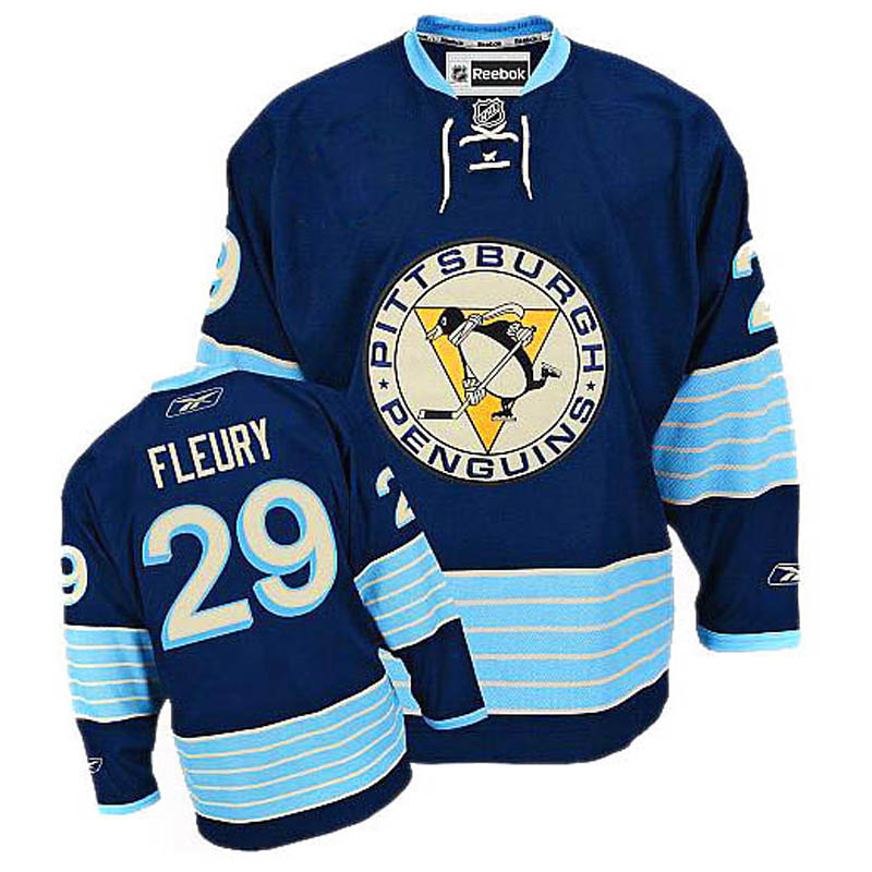 Marc-Andre Fleury Pittsburgh Penguins #29 New Third Vintage Winter Classic Ice Hockey Jersey