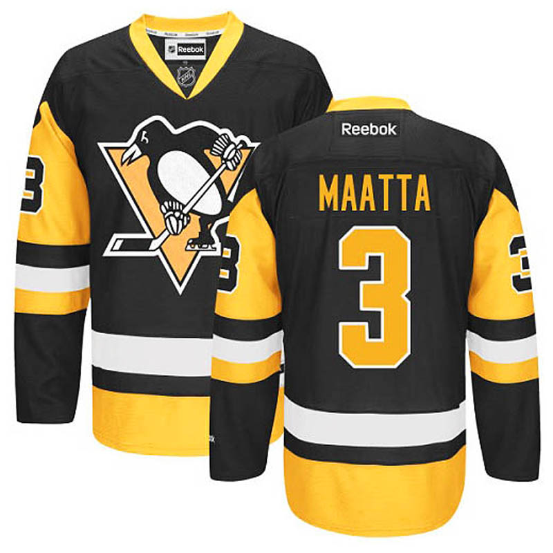 Olli Maatta Pittsburgh Penguins #3 Third Ice Hockey Jersey