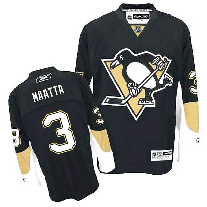 Olli Maatta Pittsburgh Penguins #3 Home Ice Hockey Jersey