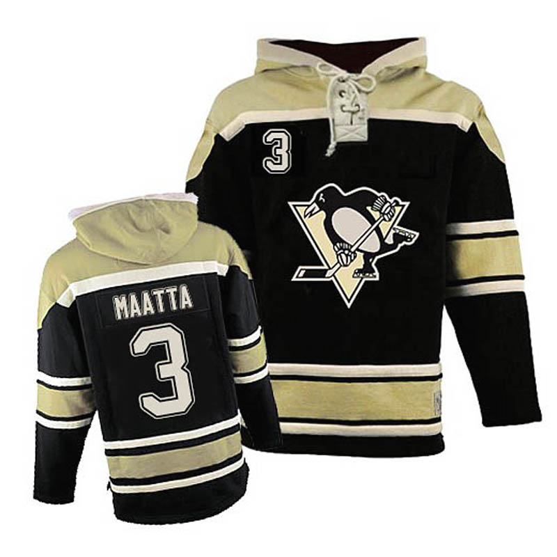 Olli Maatta Pittsburgh Penguins #3 Ice Hockey Sawyer Hooded Sweatshirt