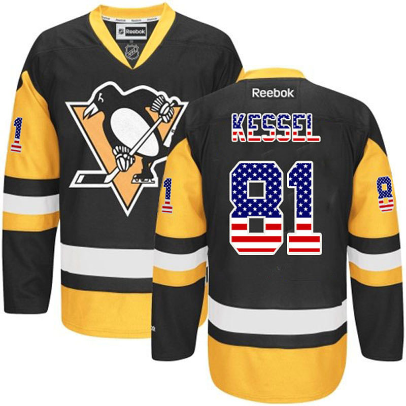 Pittsburgh Penguins #81 Phil Kessel Ice Hockey Jersey