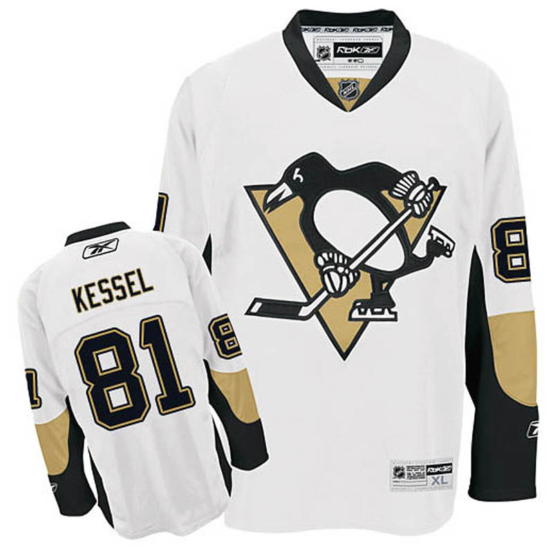 Phil Kessel Pittsburgh Penguins #81 Away Ice Hockey Jersey