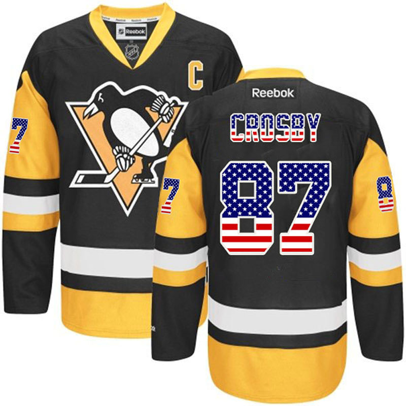 Pittsburgh Penguins #87 Sidney Crosby Ice Hockey Jersey