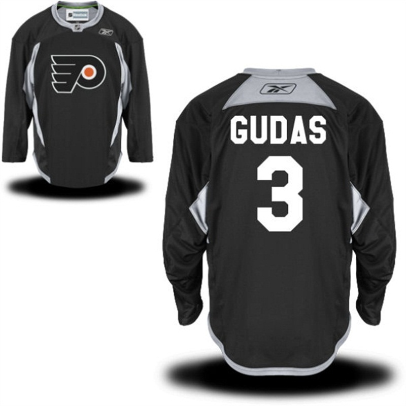 Radko Gudas #3 Philadelphia Flyers Black Practice Jersey