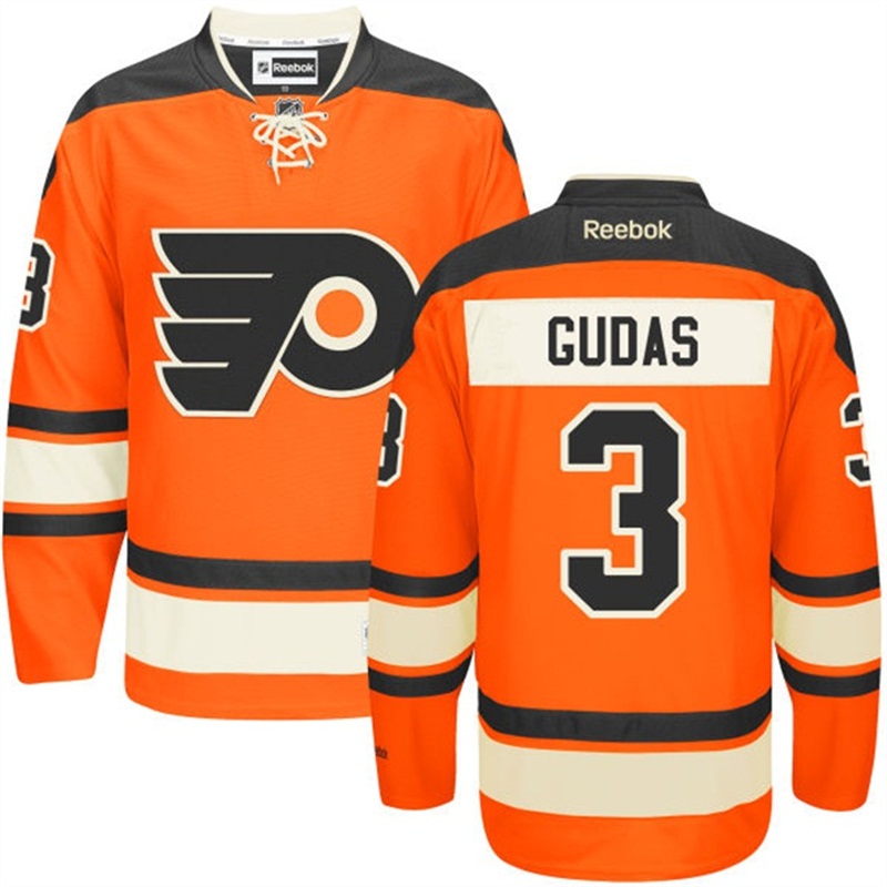 Radko Gudas #3 Philadelphia Flyers Orange Premier Alternate Jersey