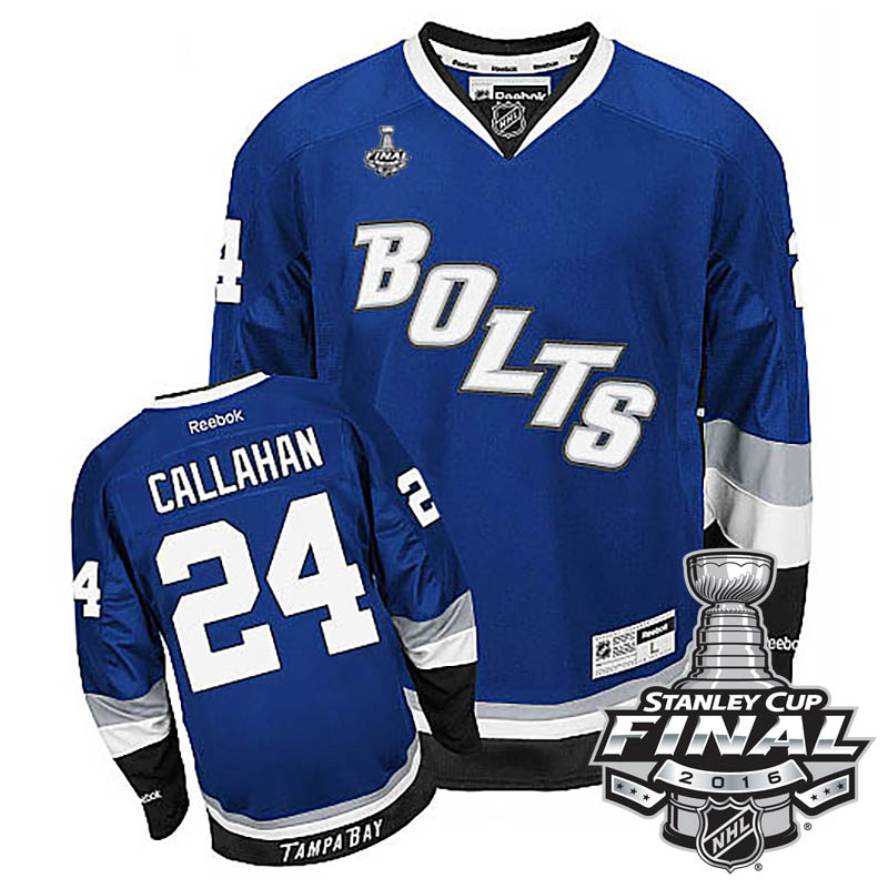 Ryan Callahan Tampa Bay Lightning #24 2016 Stanley Cup Blue Alternate Jersey