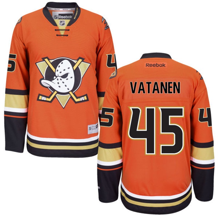 Sami Vatanen Anaheim Ducks Orange Premier Alternate Jersey