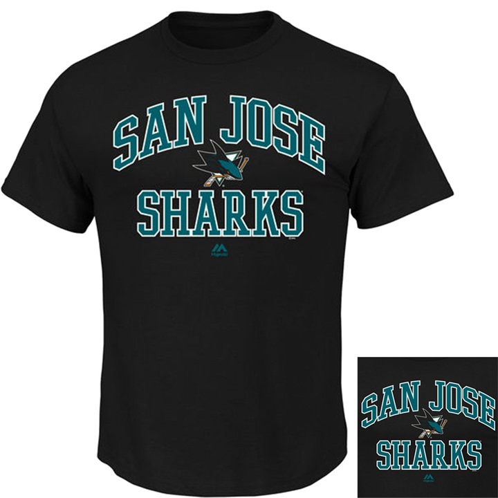 San Jose Sharks Black Heart And Soul T-shirt