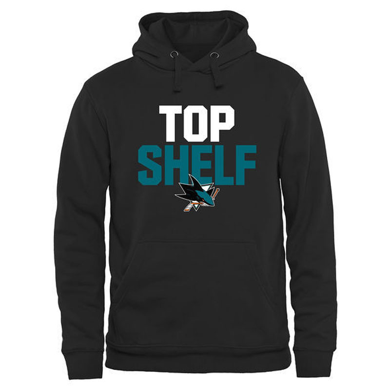 Sharks Black Top Shelf Pullover Hoodie