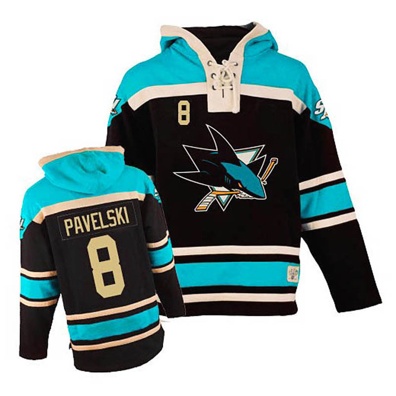 Joe Pavelski San Jose Sharks #8 Ice Hockey Sawyer Hooded Sweatshirt