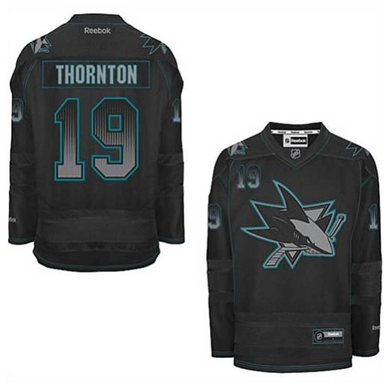 Joe Thornton San Jose Sharks #19 Accelerator Ice Hockey Jersey