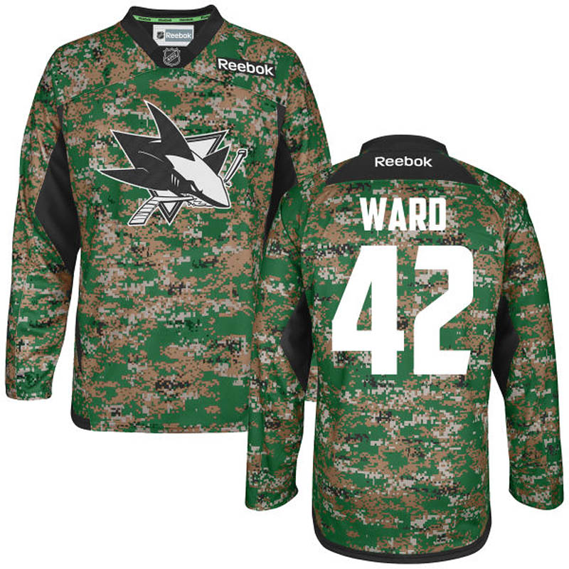 Joel Ward San Jose Sharks #42 Ice Hockey Jersey