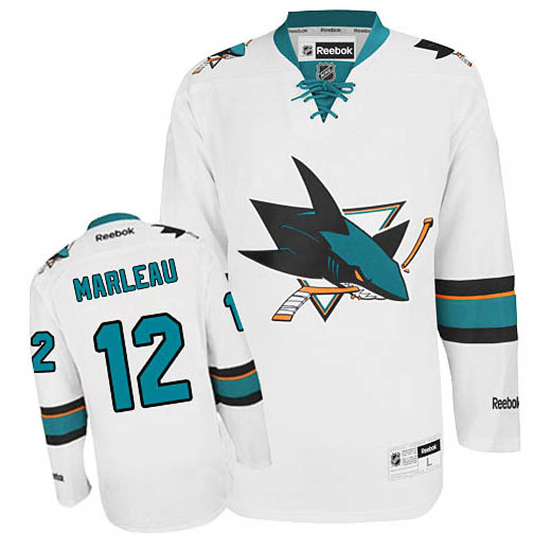 Patrick Marleau San Jose Sharks #12 Away Ice Hockey Jersey