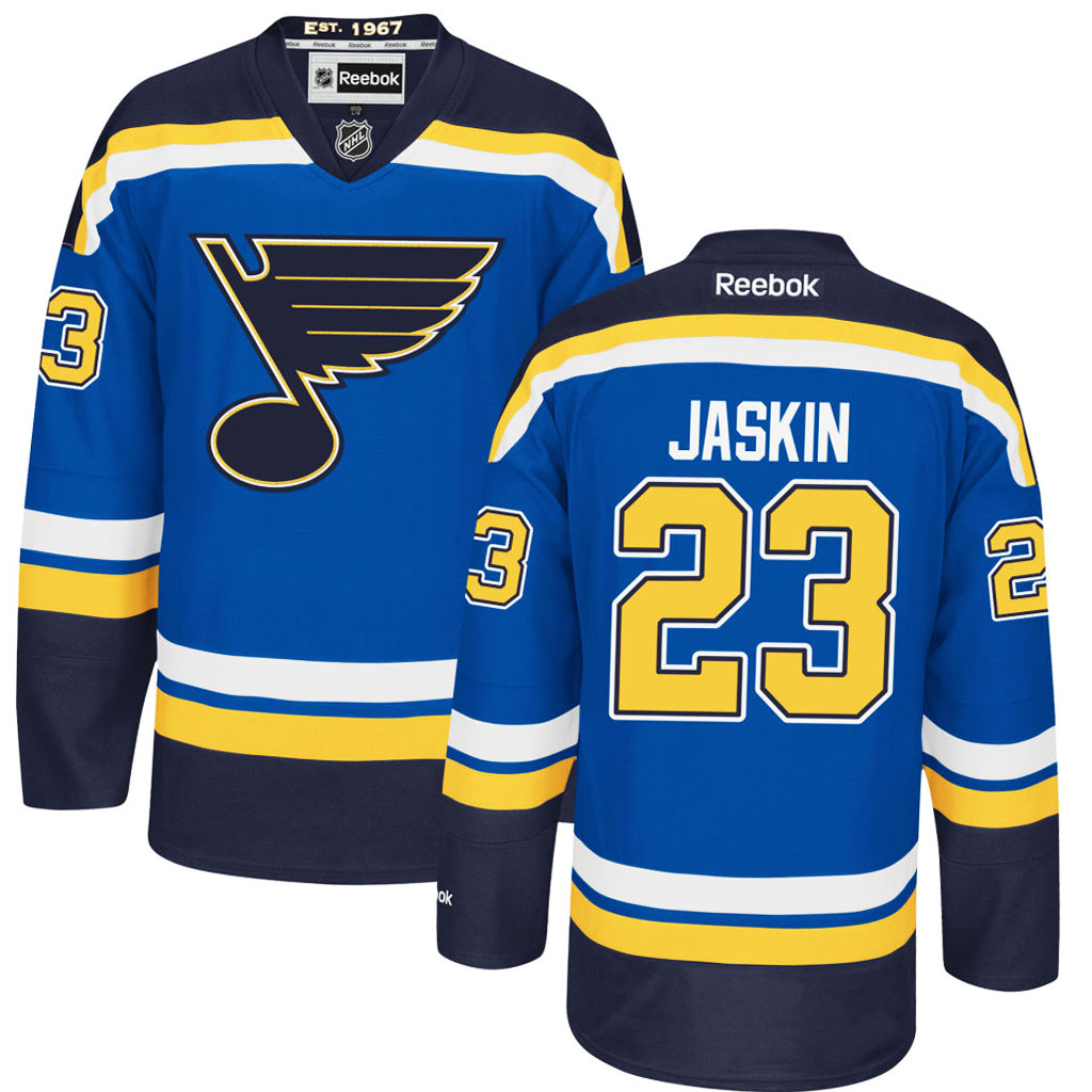 Blues Dmitrij Jaskin Royal Blue Premier Home Jersey