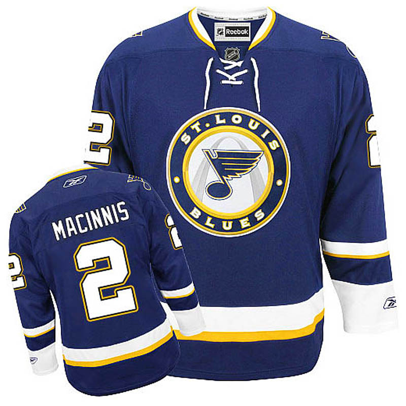 Al Macinnis St. Louis Blues #2 Third Ice Hockey Jersey