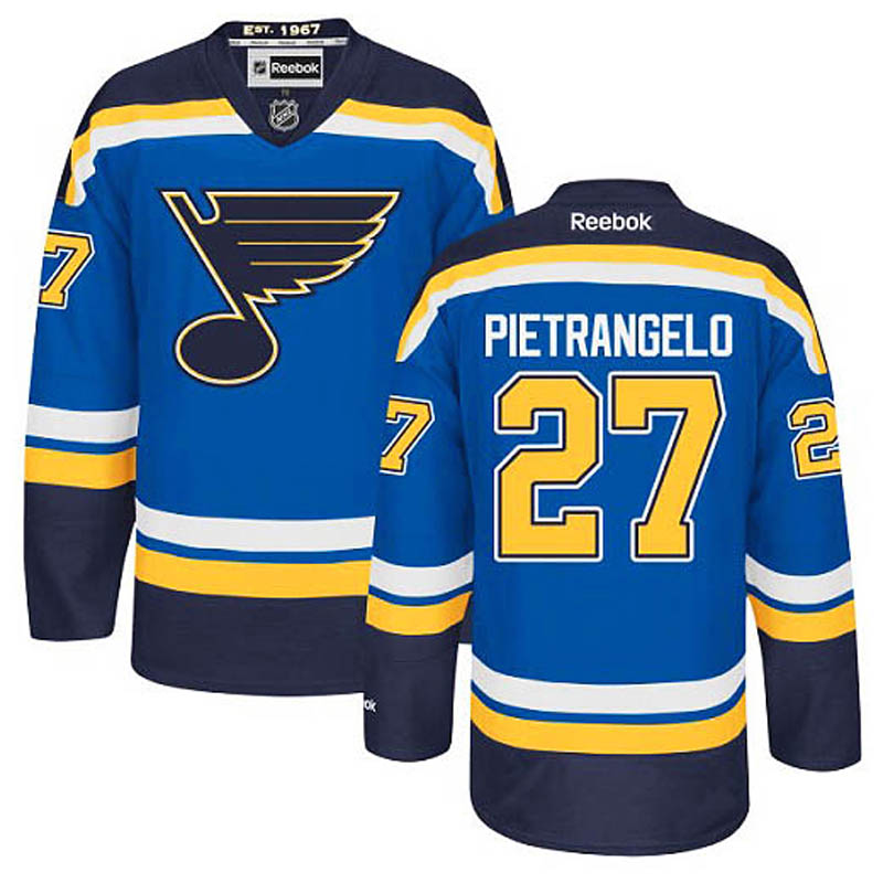 Alex Pietrangelo St. Louis Blues #27 Home Ice Hockey Jersey