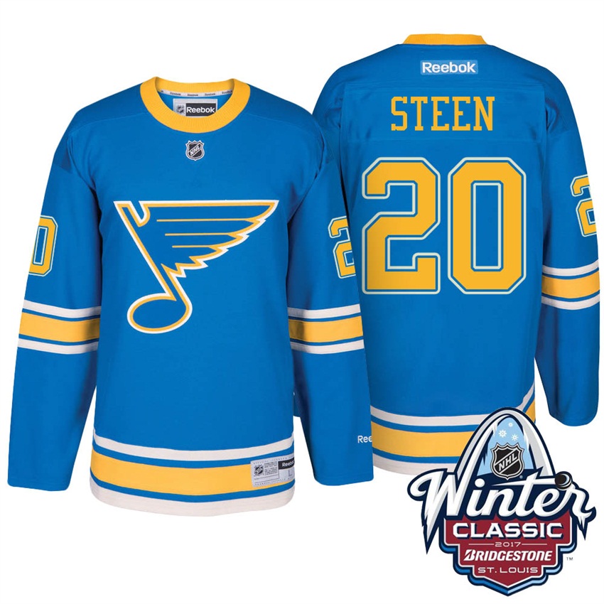 St. Louis Blues Alexander Steen Winter Classic Premier Jersey