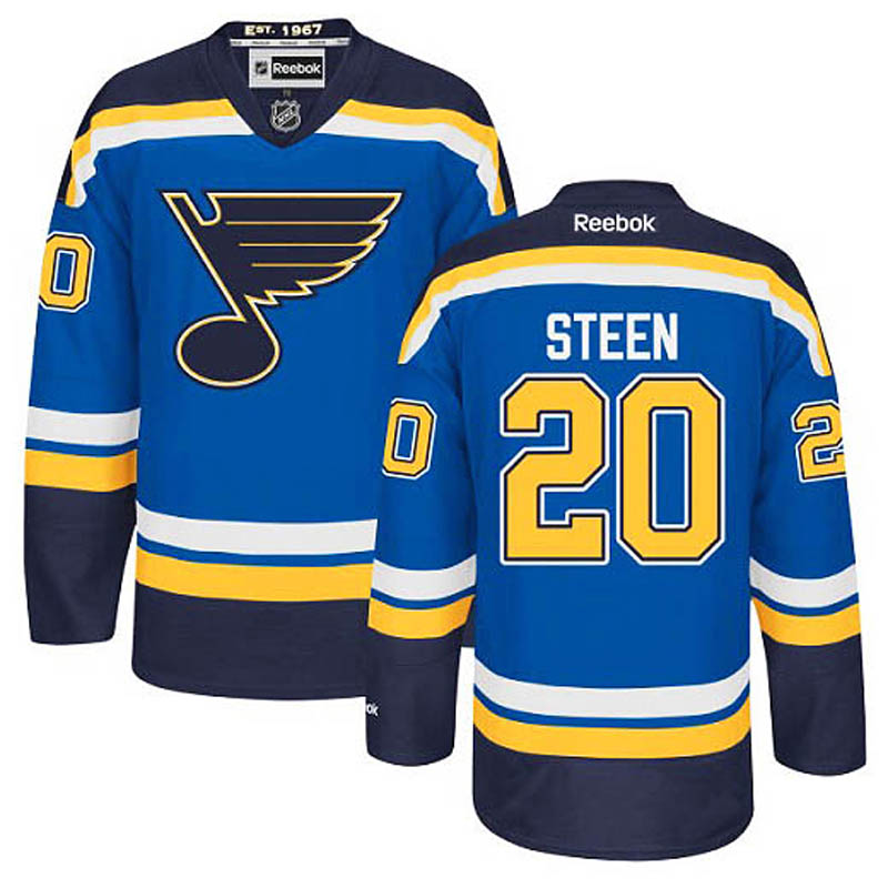 Alexander Steen St. Louis Blues #20 Home Ice Hockey Jersey