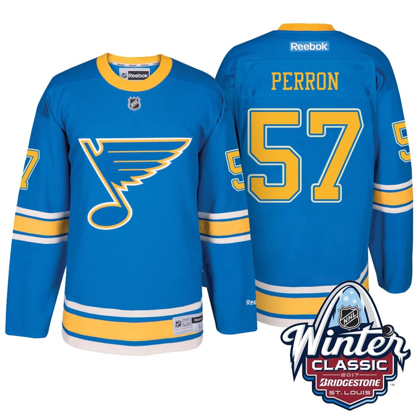 St. Louis Blues David Perron Winter Classic Premier Jersey