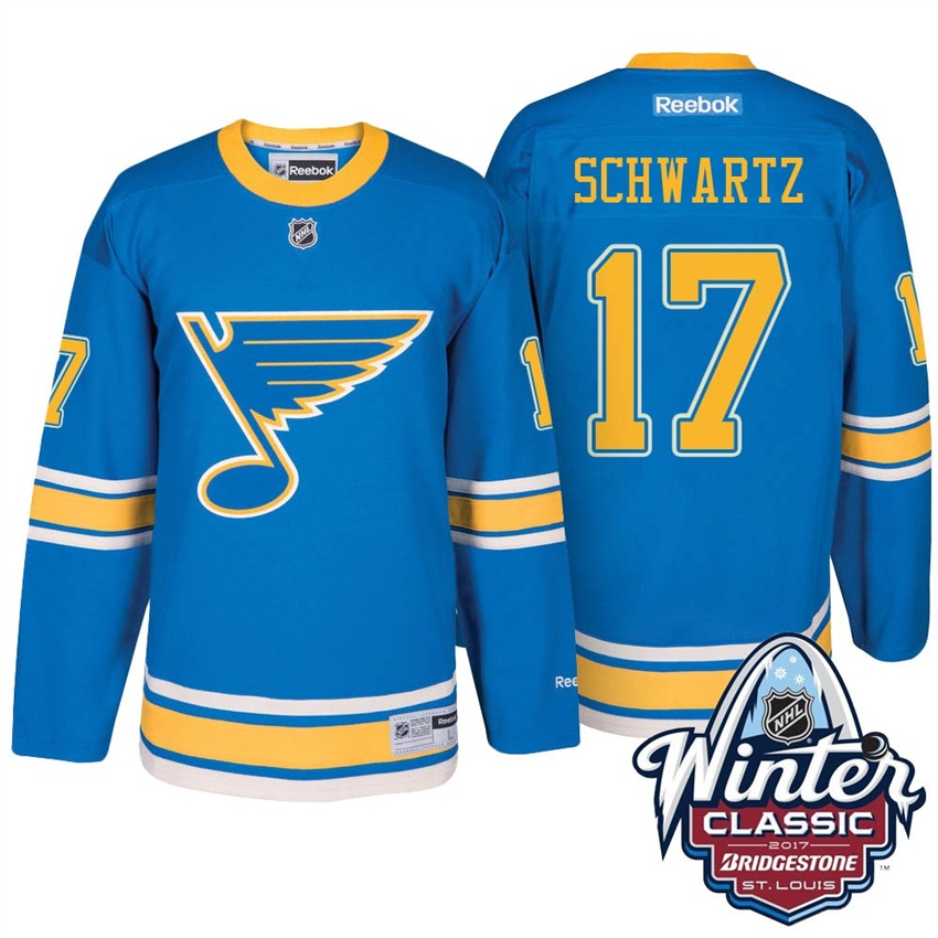 St. Louis Blues Jaden Schwartz Winter Classic Premier Jersey