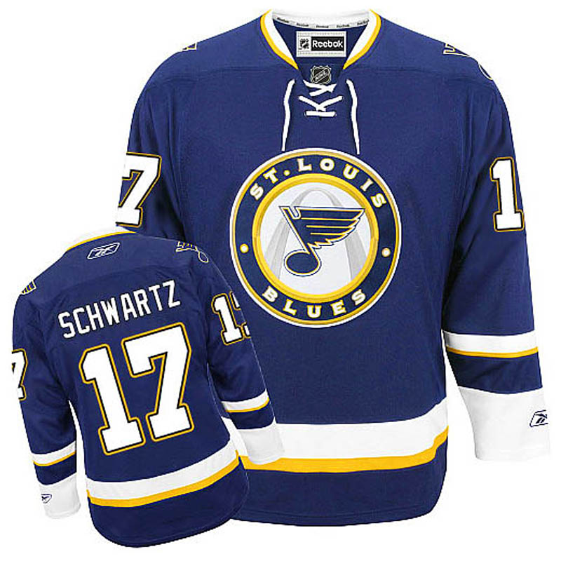 Jaden Schwartz St. Louis Blues #17 Third Ice Hockey Jersey