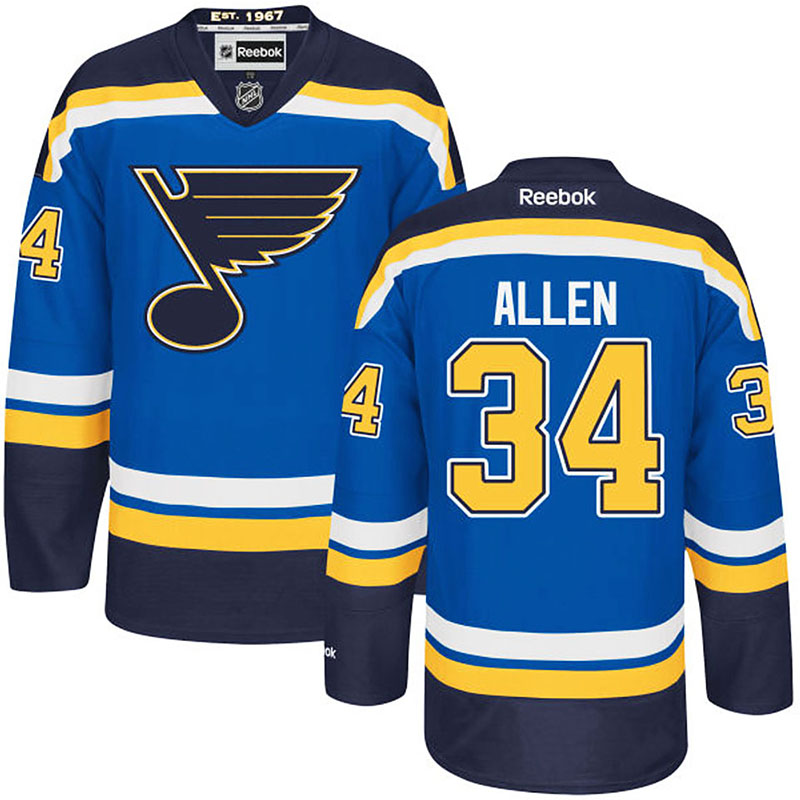 Jake Allen St. Louis Blues #34 Ice Hockey Jersey