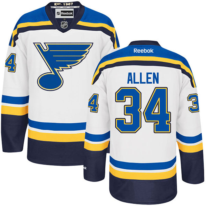 Jake Allen St. Louis Blues #34 Ice Hockey Jersey