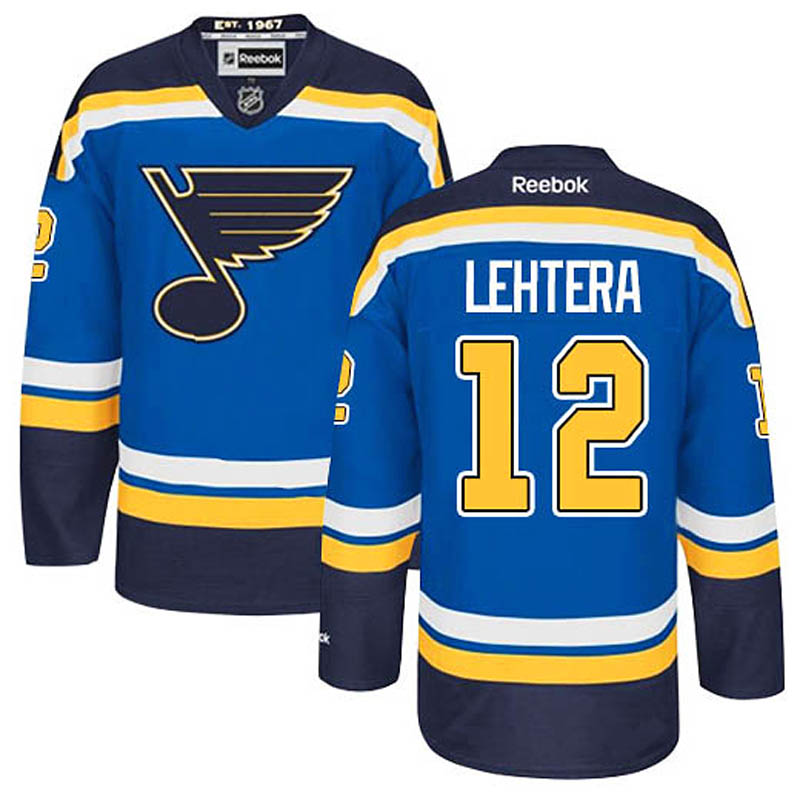 Jori Lehtera St. Louis Blues #12 Home Ice Hockey Jersey