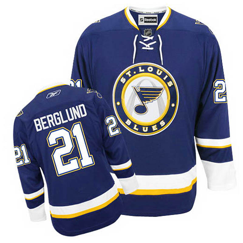 Patrik Berglund St. Louis Blues #21 Third Ice Hockey Jersey