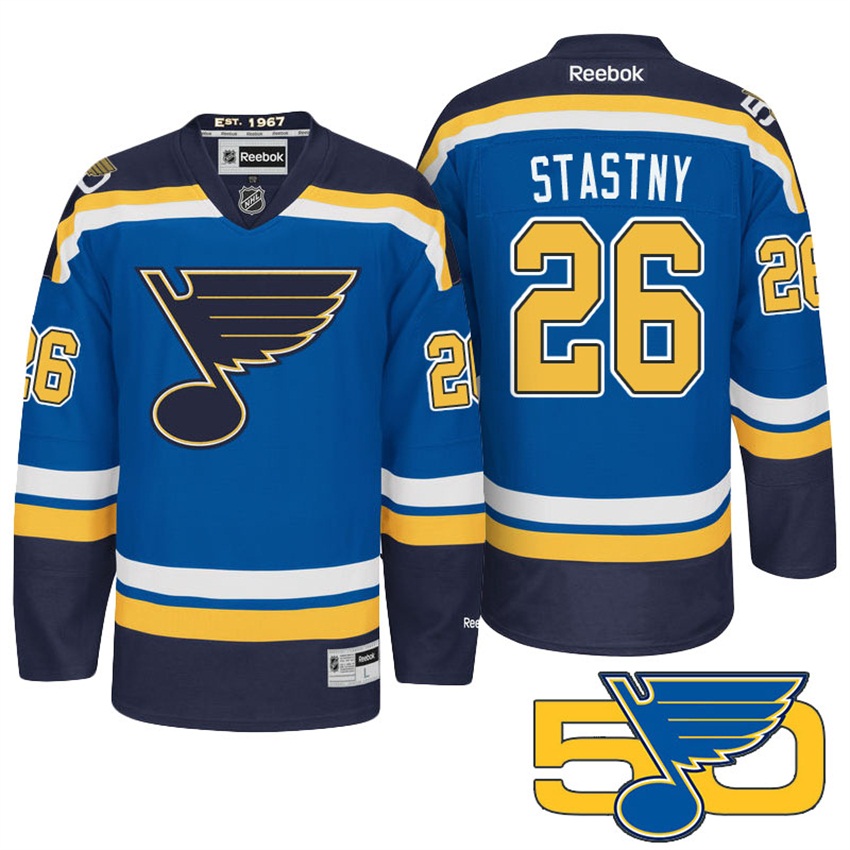 Blues Paul Stastny Blue Premier Jersey