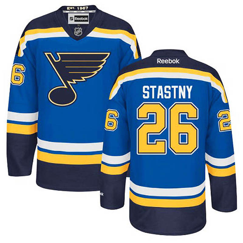 Paul Stastny St. Louis Blues #26 Home Ice Hockey Jersey