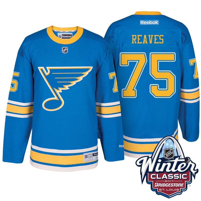 St. Louis Blues Ryan Reaves Winter Classic Premier Jersey