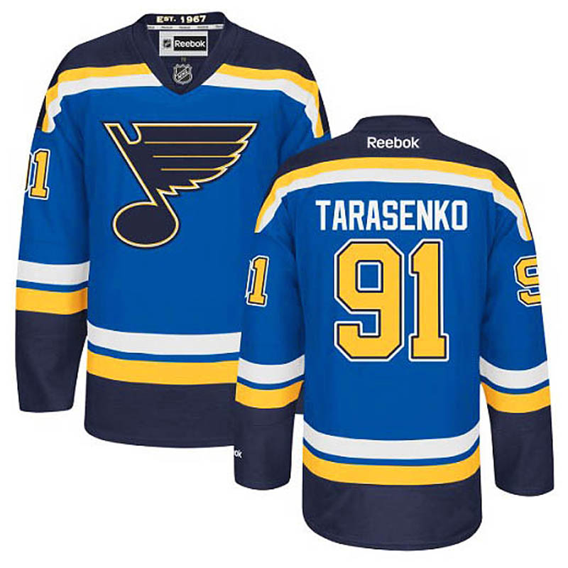 Vladimir Tarasenko St. Louis Blues #91 Home Ice Hockey Jersey