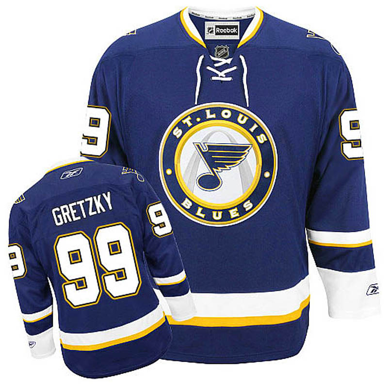 Wayne Gretzky St. Louis Blues #99 Third Ice Hockey Jersey