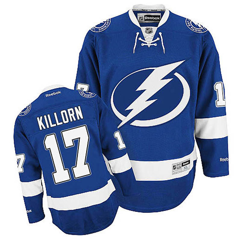 Alex Killorn Tampa Bay Lightning #17 Home Ice Hockey Jersey