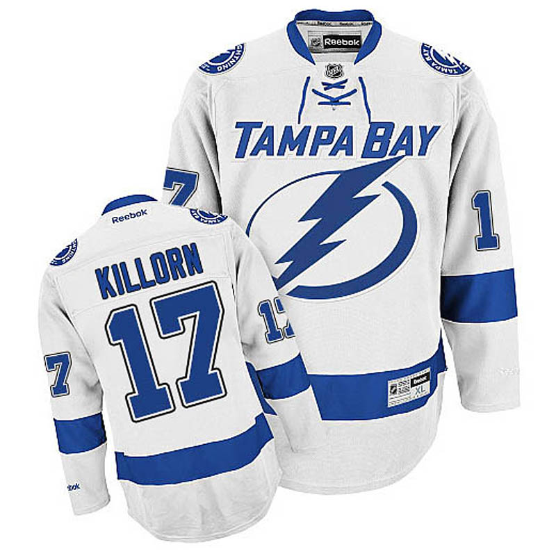 Alex Killorn Tampa Bay Lightning #17 Away Ice Hockey Jersey