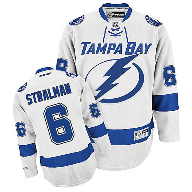 Anton Stralman Tampa Bay Lightning #6 Away Ice Hockey Jersey