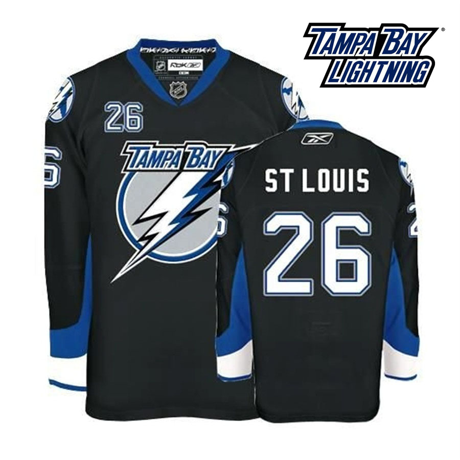 Tampa Bay Lightning Martin St. Louis Black Premier Jersey