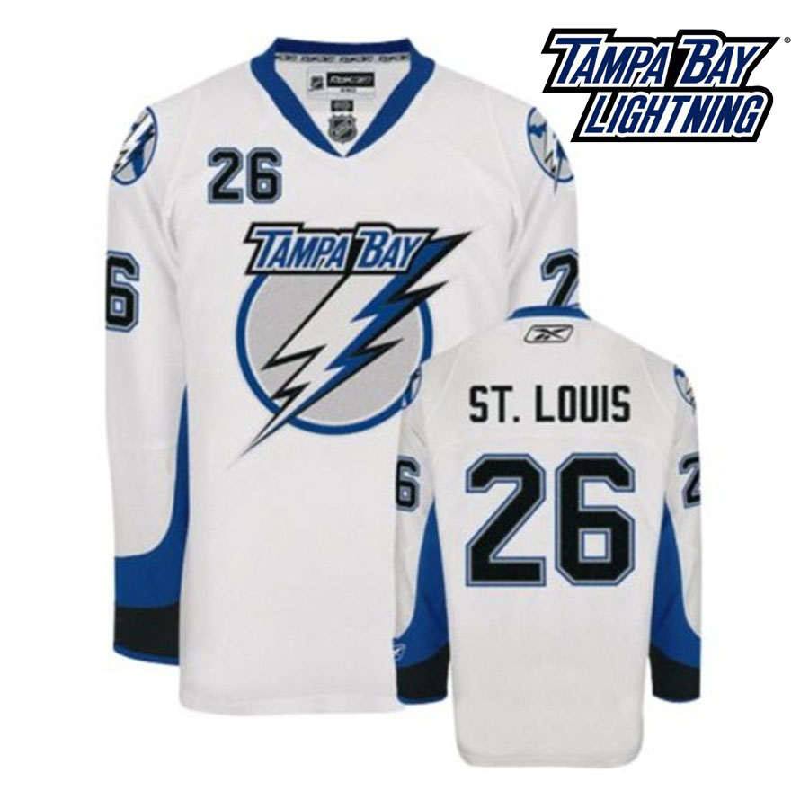 Tampa Bay Lightning Martin St. Louis White Premier Jersey