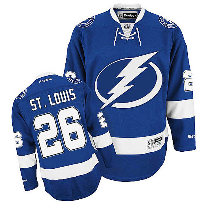 Martin St. Louis Tampa Bay Lightning #26 Home Ice Hockey Jersey