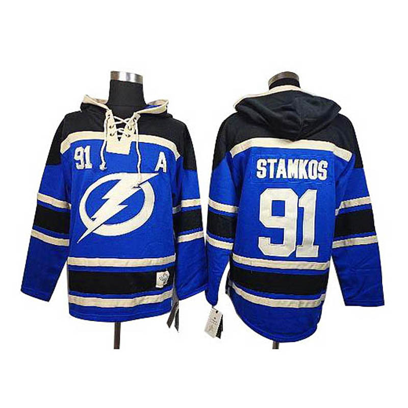 Steven Stamkos Tampa Bay Lightning #91 Ice Hockey Sawyer Hooded Sweatshirt